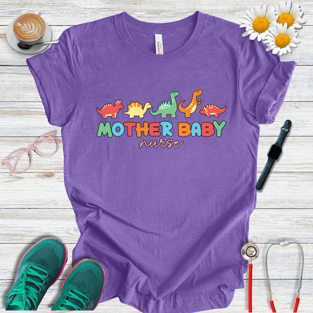Mother Baby Nurse, Dino T-Shirt