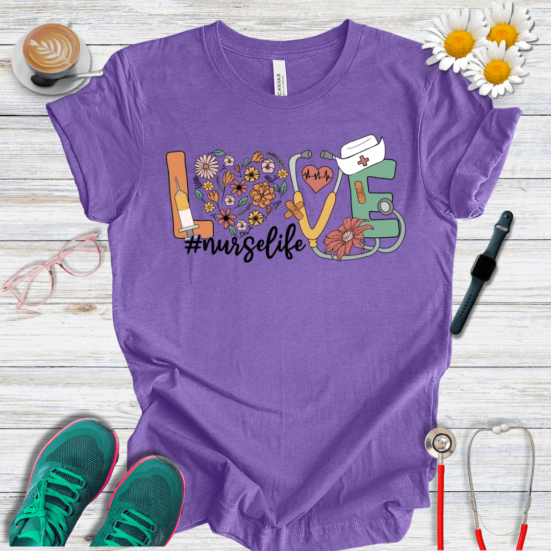 Love Floral Style T-Shirt