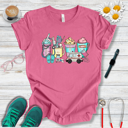 Icons Colorful Style T-Shirt