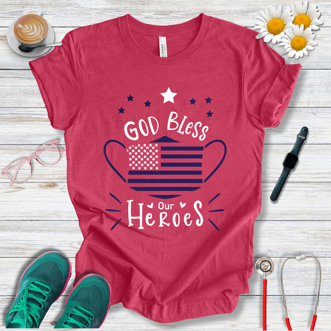 God Bless Our Heroes T-Shirt