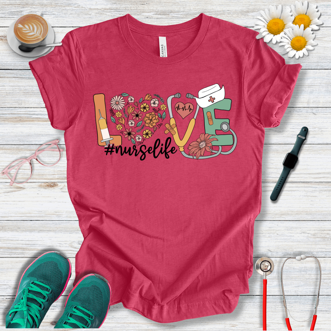 Love Floral Style T-Shirt