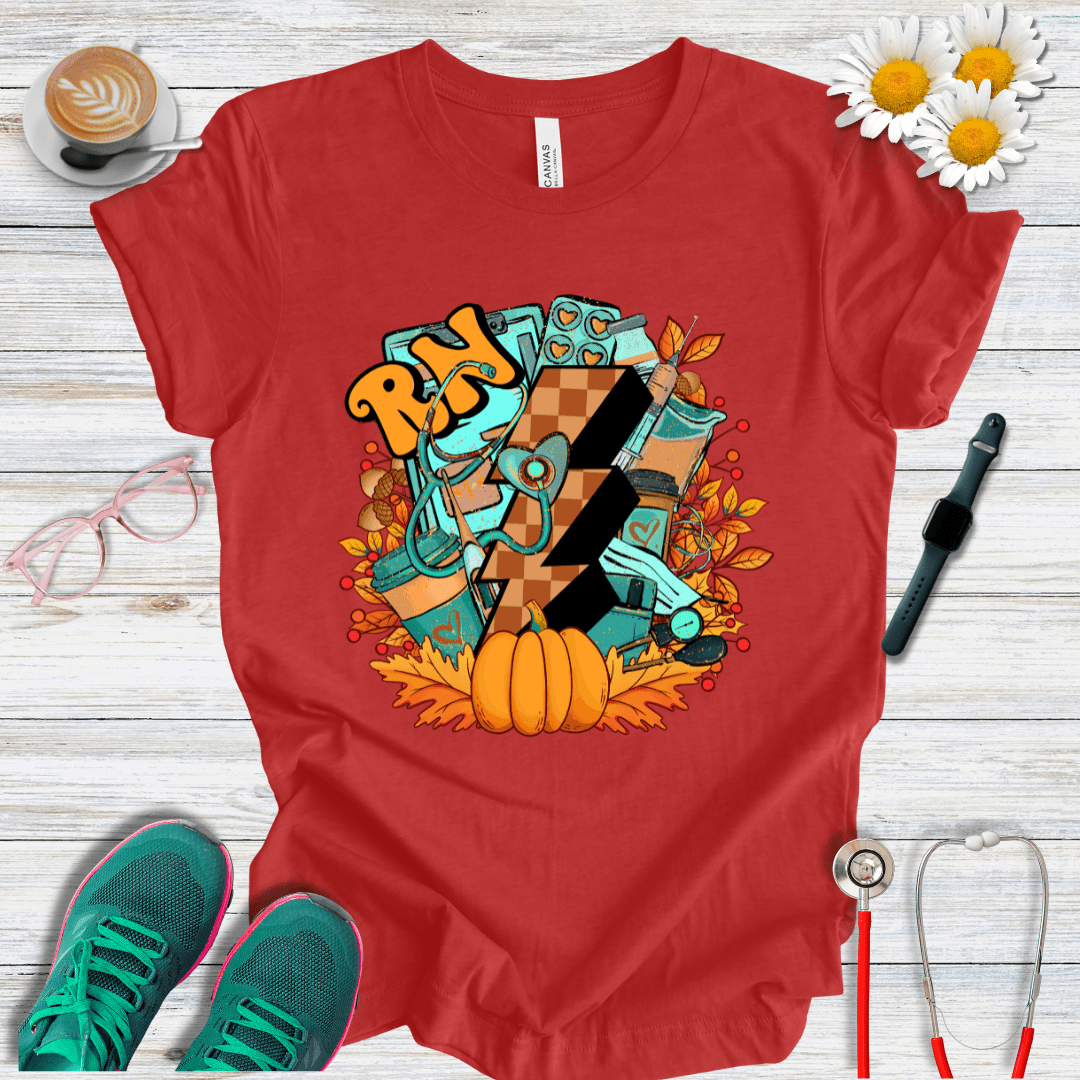 Fall Season Nurse T-Shirt