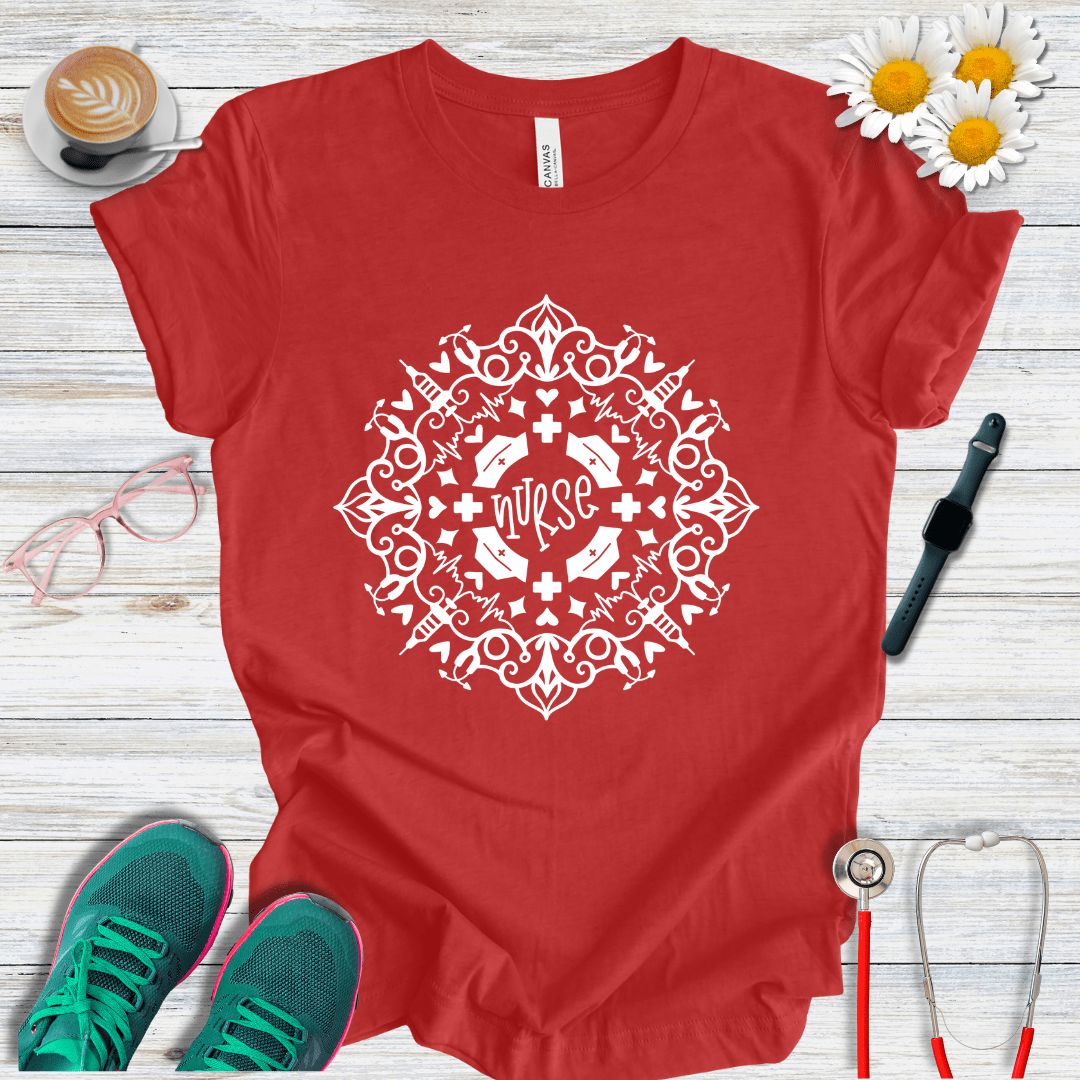 Mandala Nurse T-Shirt