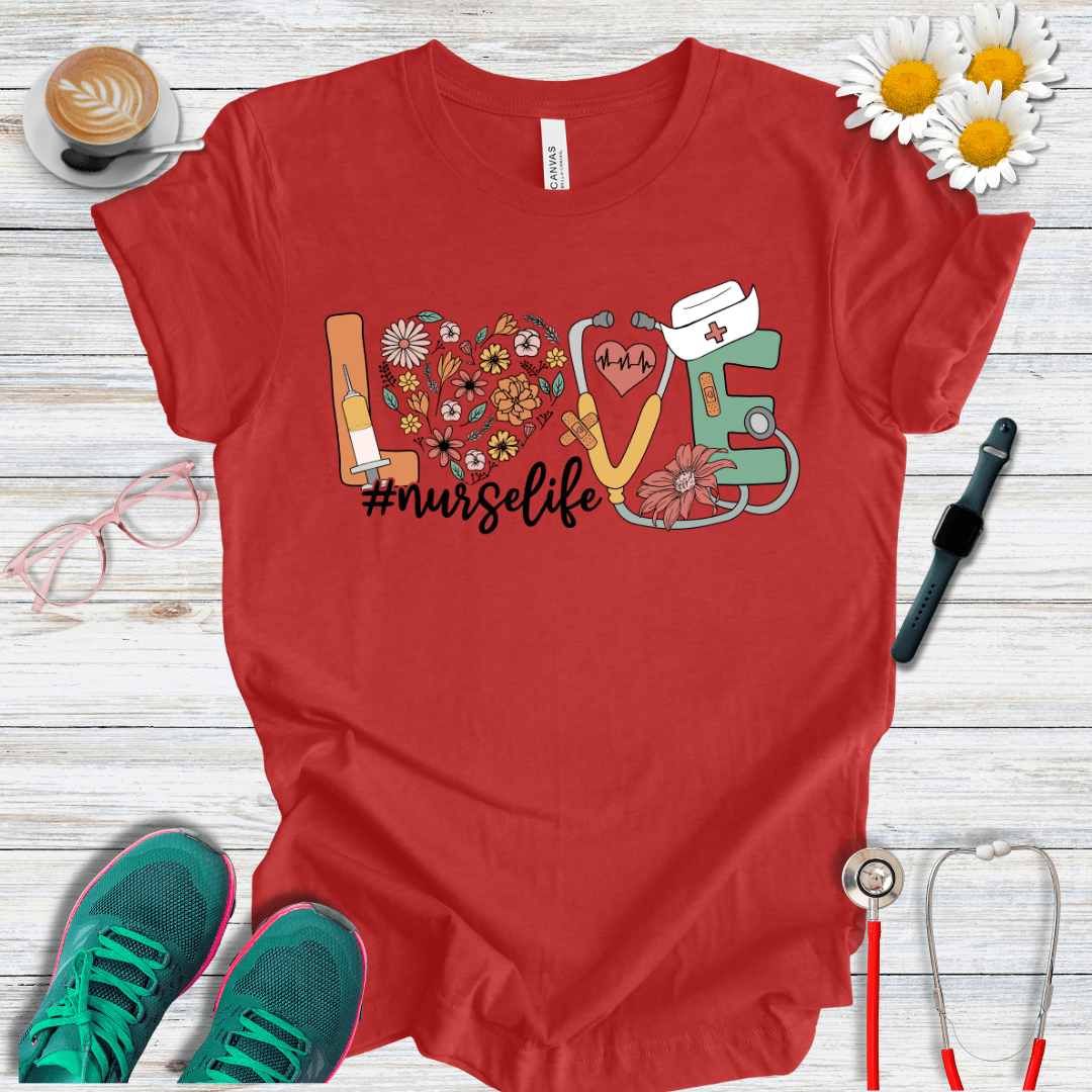 Love Floral Style T-Shirt