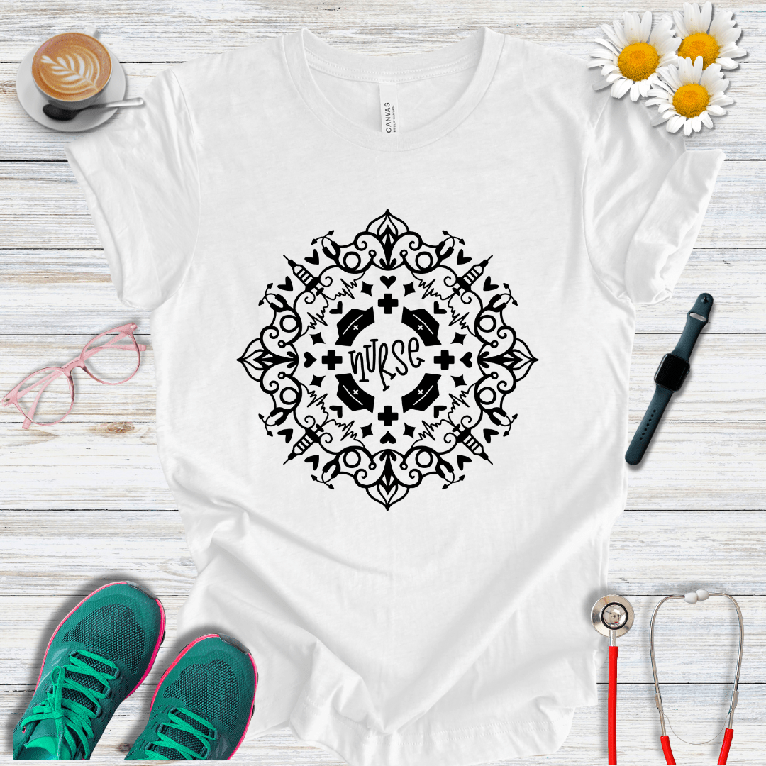 Mandala Nurse T-Shirt