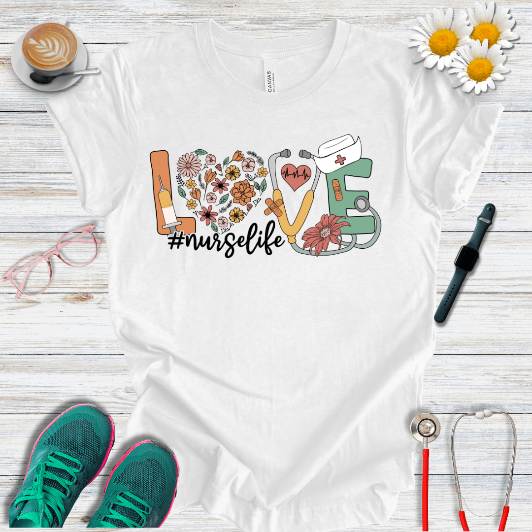 Love Floral Style T-Shirt