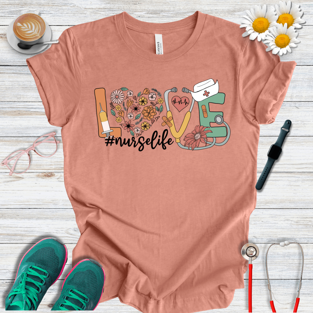 Love Floral Style T-Shirt