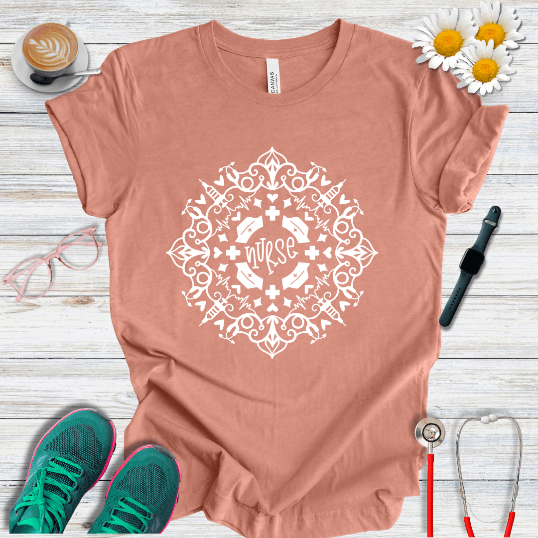 Mandala Nurse T-Shirt