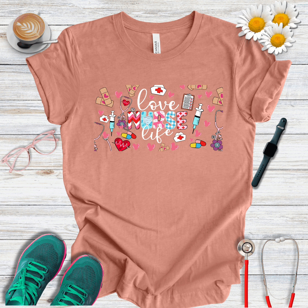 Love, Nurse, Life T-Shirt