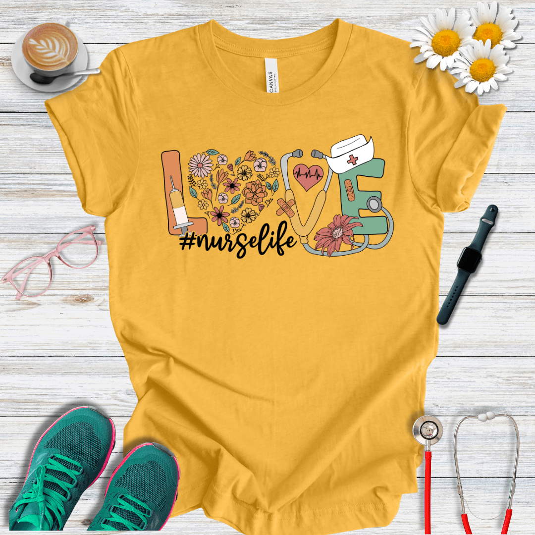 Love Floral Style T-Shirt