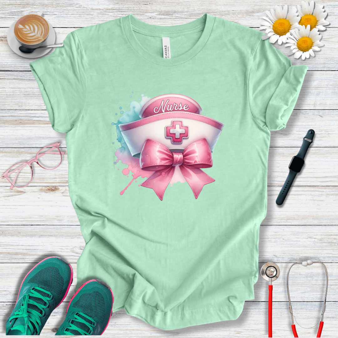 Coquette Nurse Hat T-Shirt
