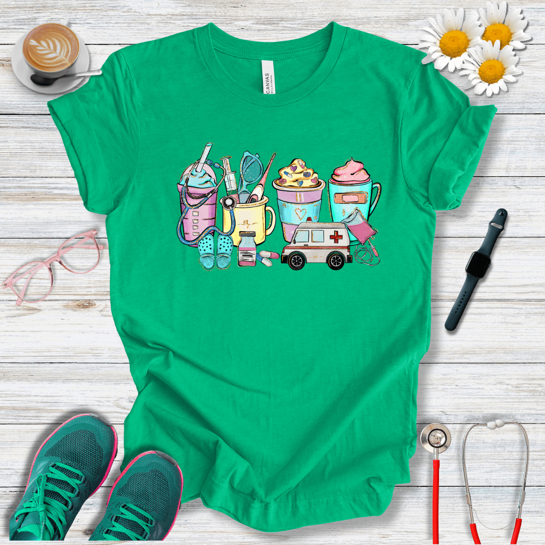 Icons Colorful Style T-Shirt