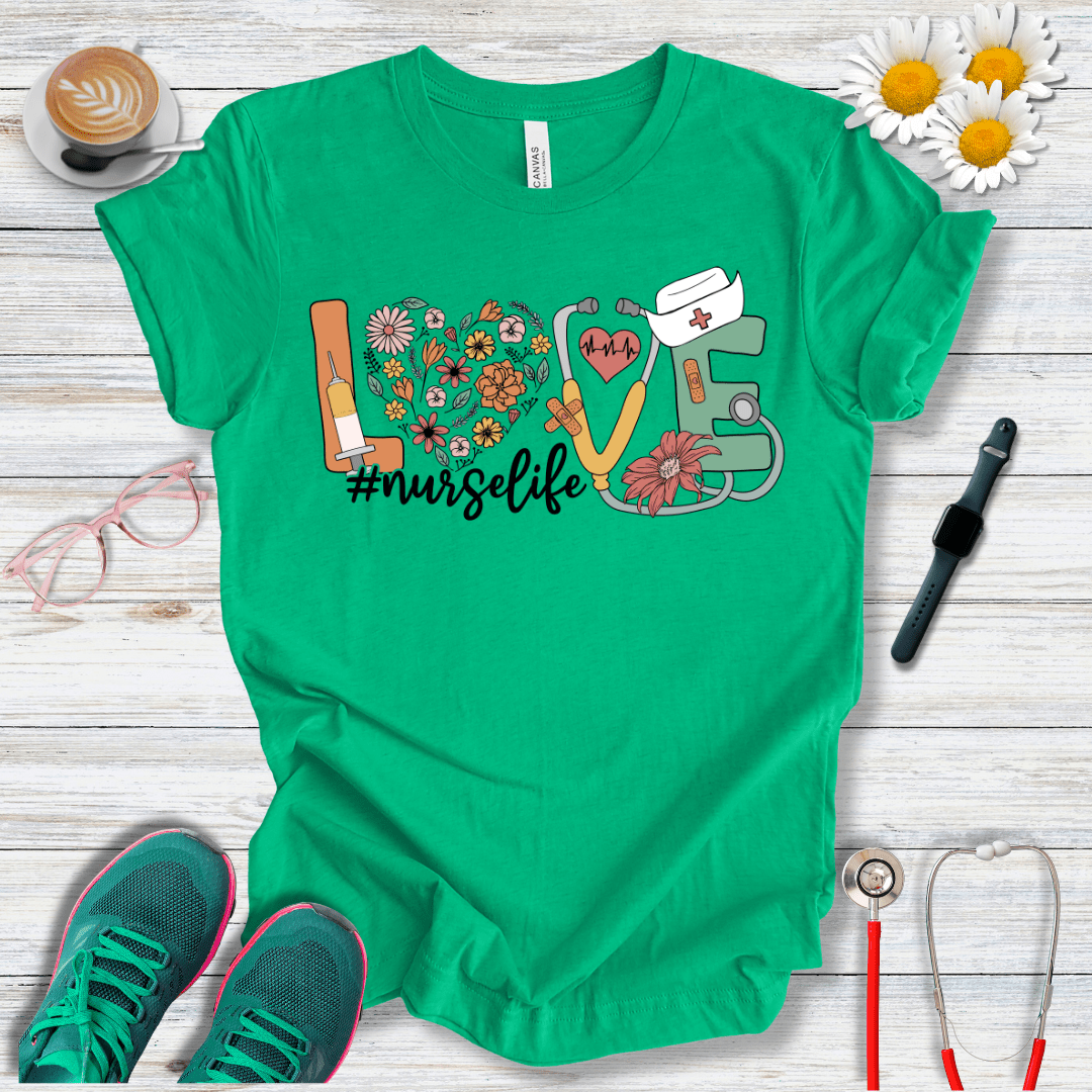 Love Floral Style T-Shirt
