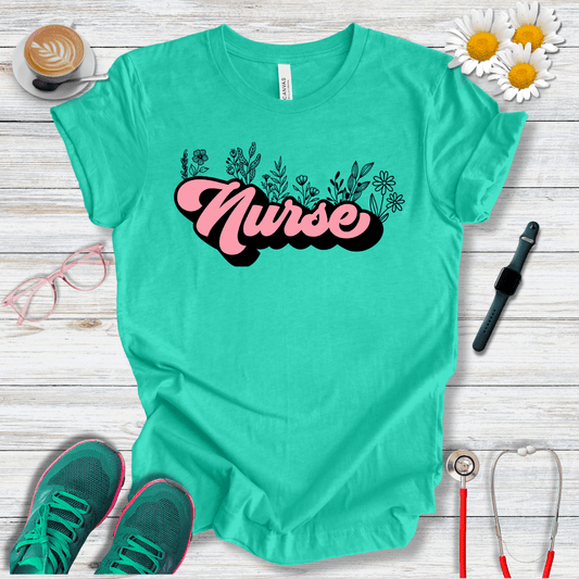 Nurse + Flowers T-Shirt