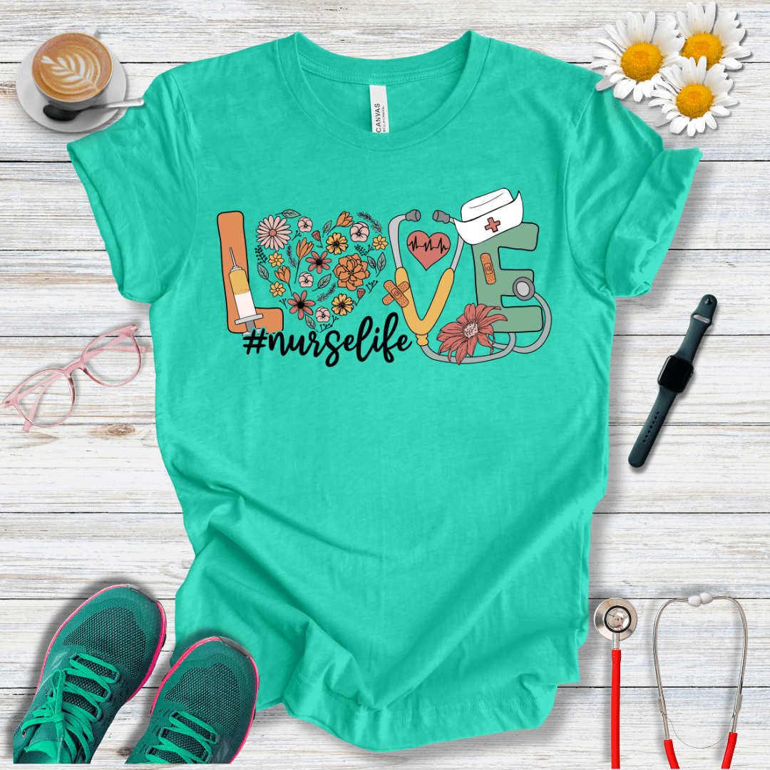 Love Floral Style T-Shirt