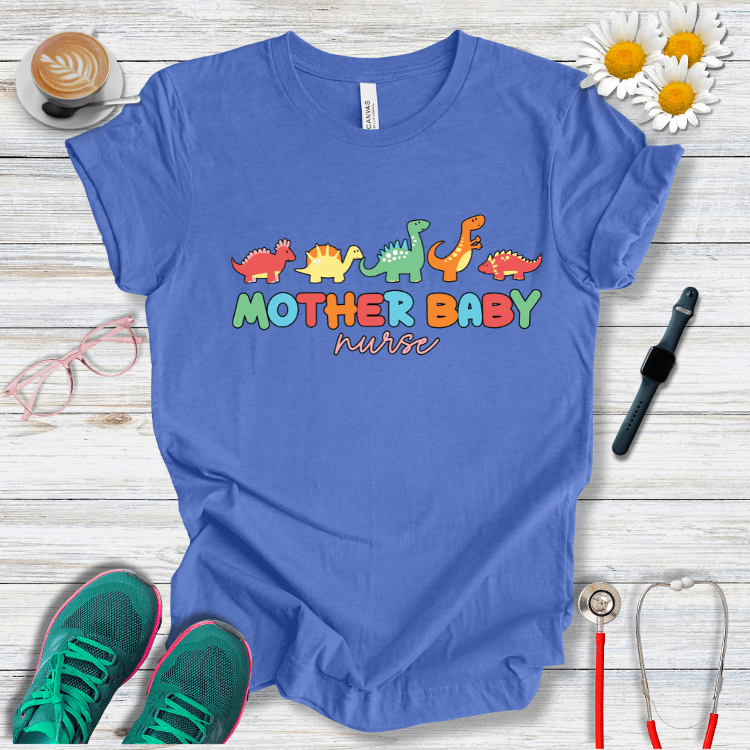 Mother Baby Nurse, Dino T-Shirt