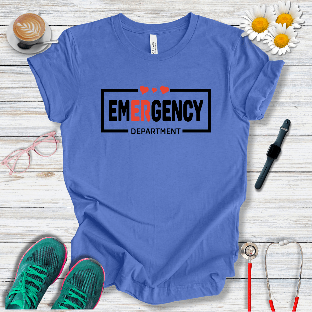 Emergency Department + Hearts T-Shirt