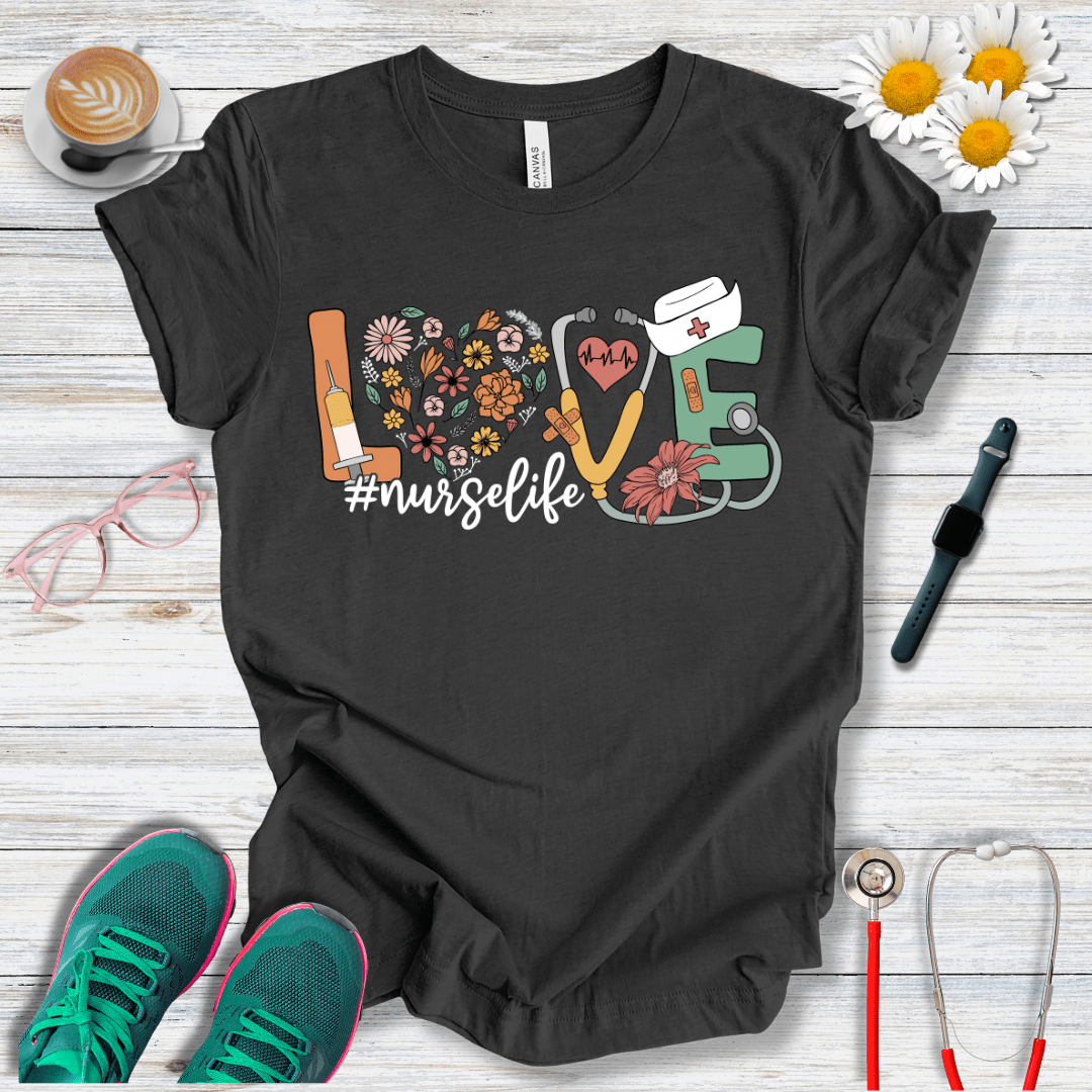Love Floral Style T-Shirt
