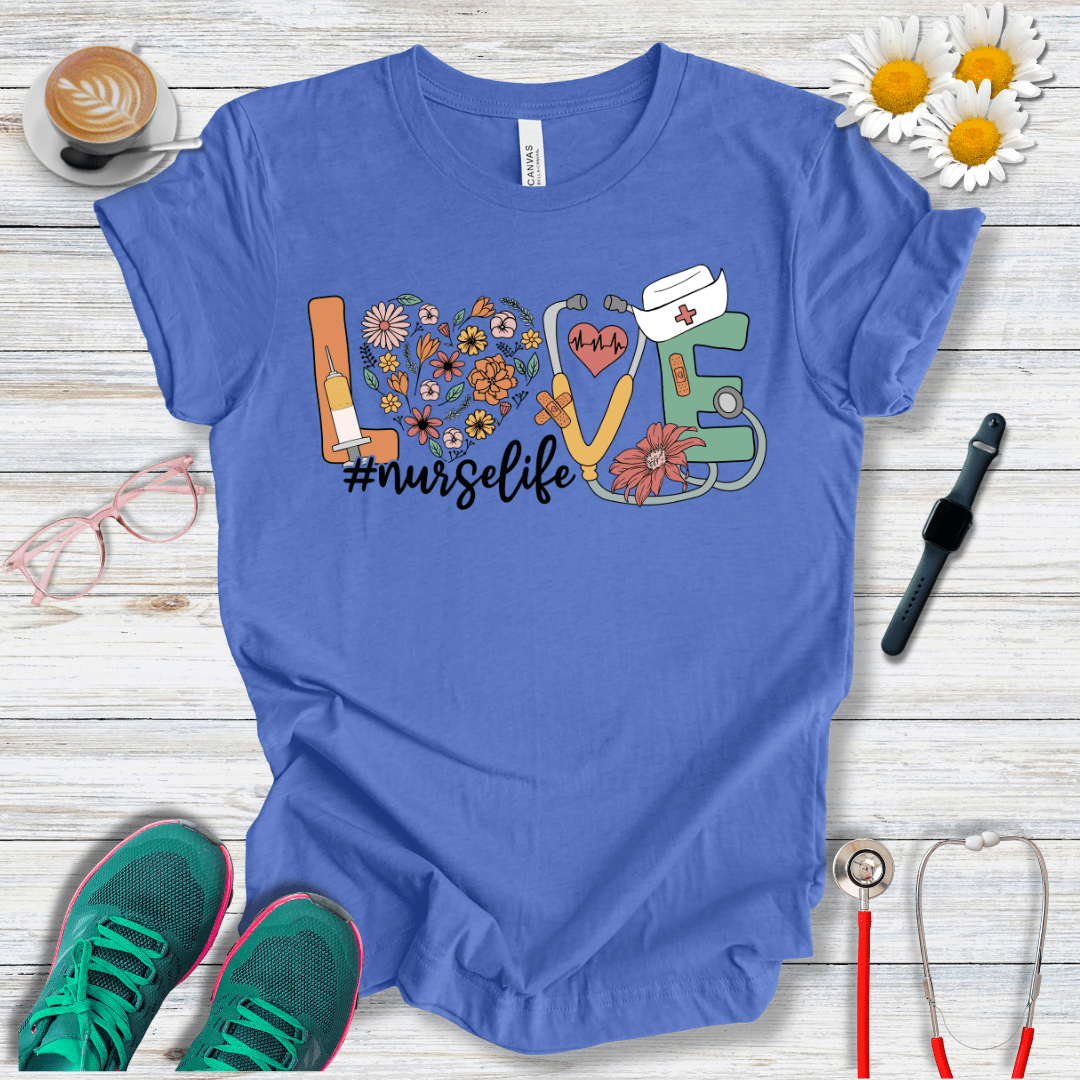 Love Floral Style T-Shirt
