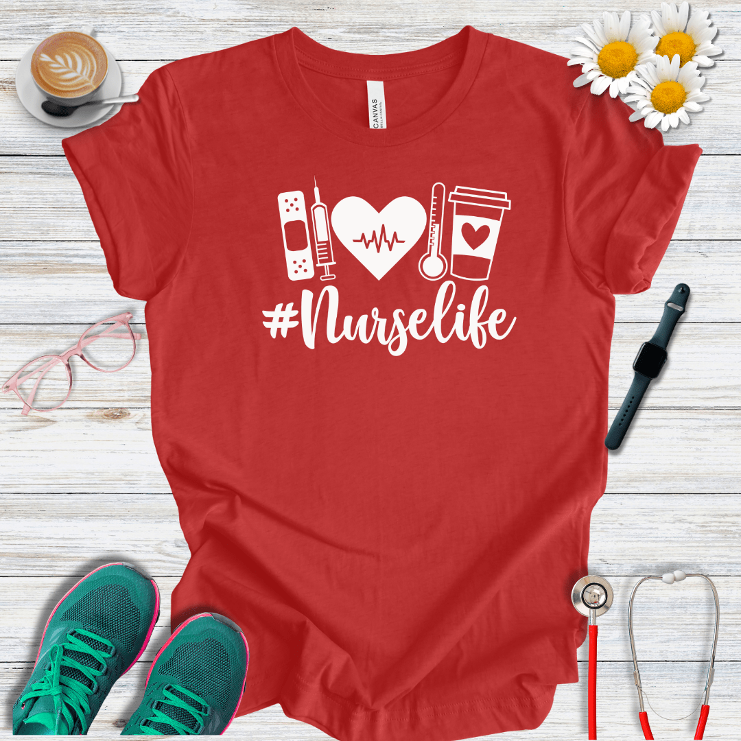 #Nurse Life, Icons T-Shirt