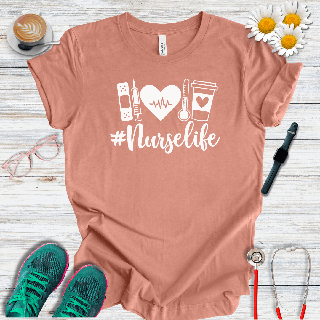 #Nurse Life, Icons T-Shirt