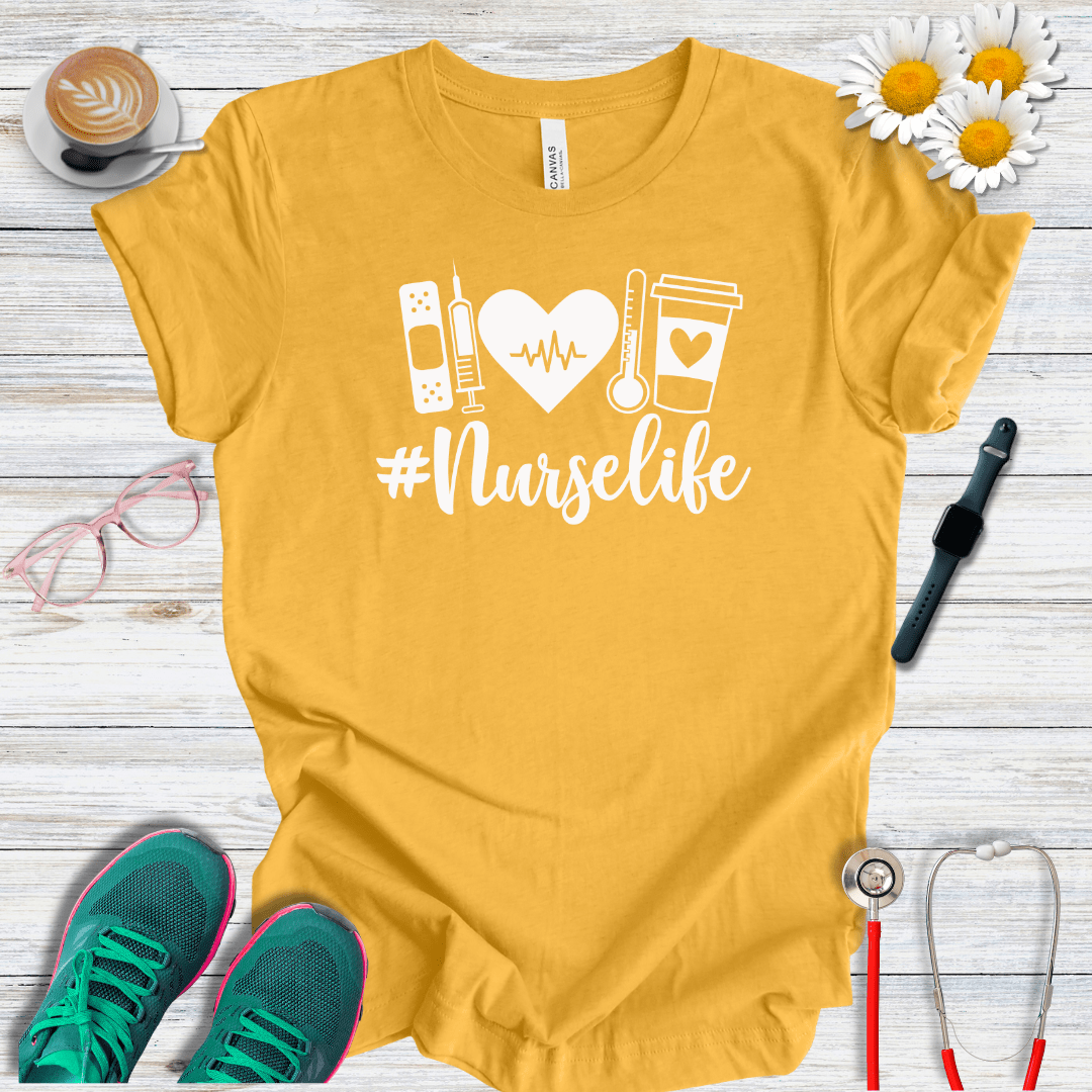 #Nurse Life, Icons T-Shirt