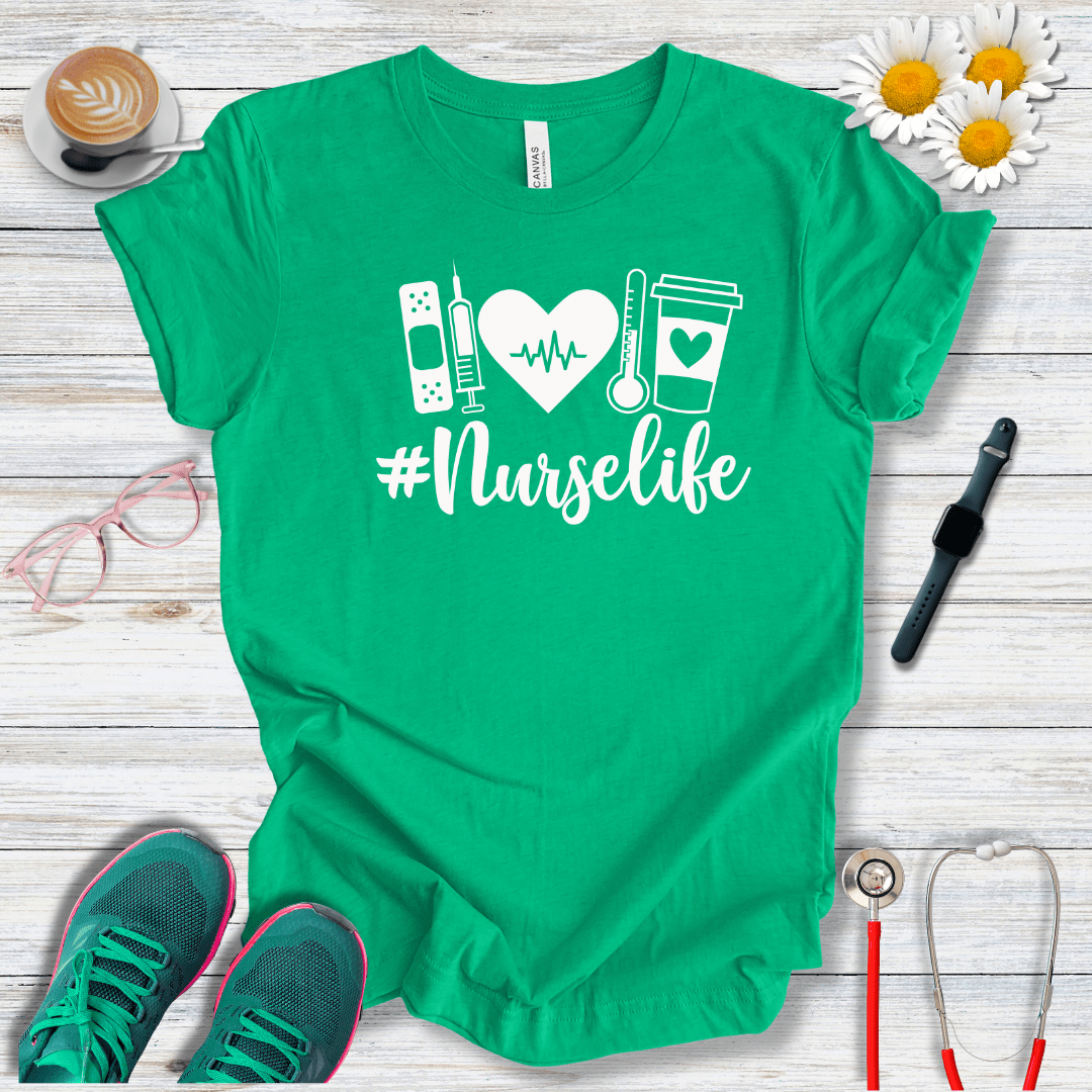 #Nurse Life, Icons T-Shirt