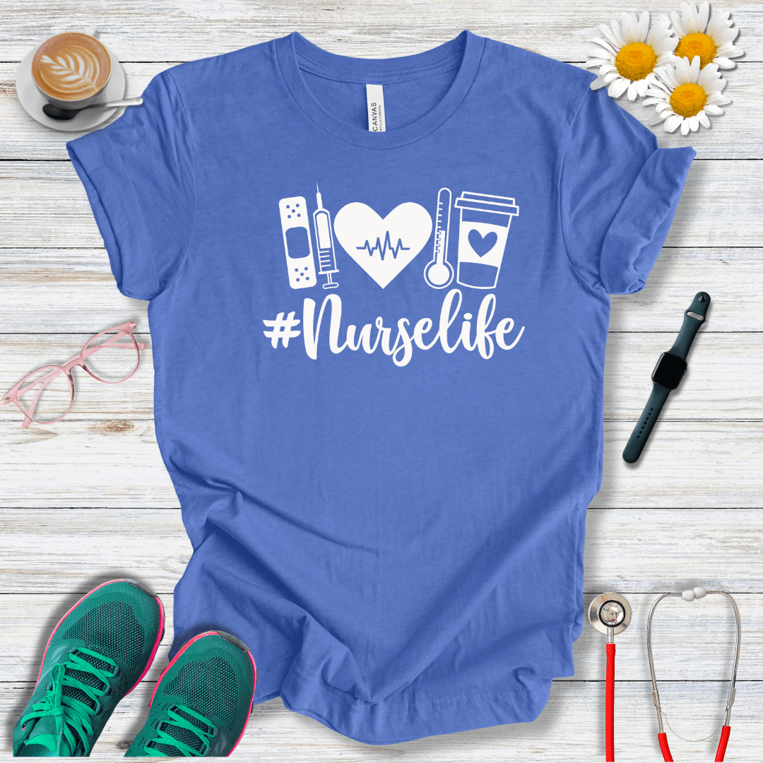 #Nurse Life, Icons T-Shirt