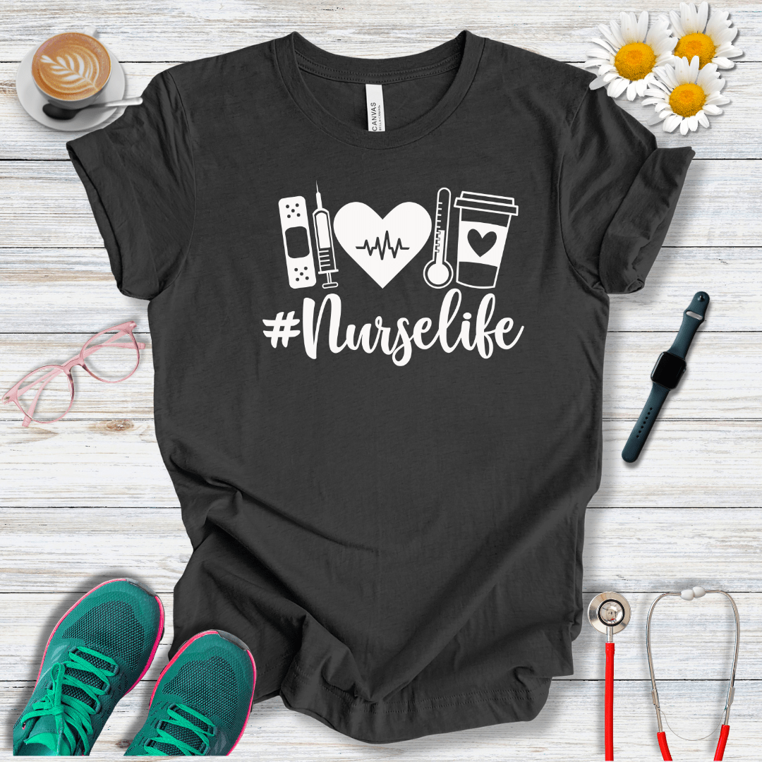 #Nurse Life, Icons T-Shirt