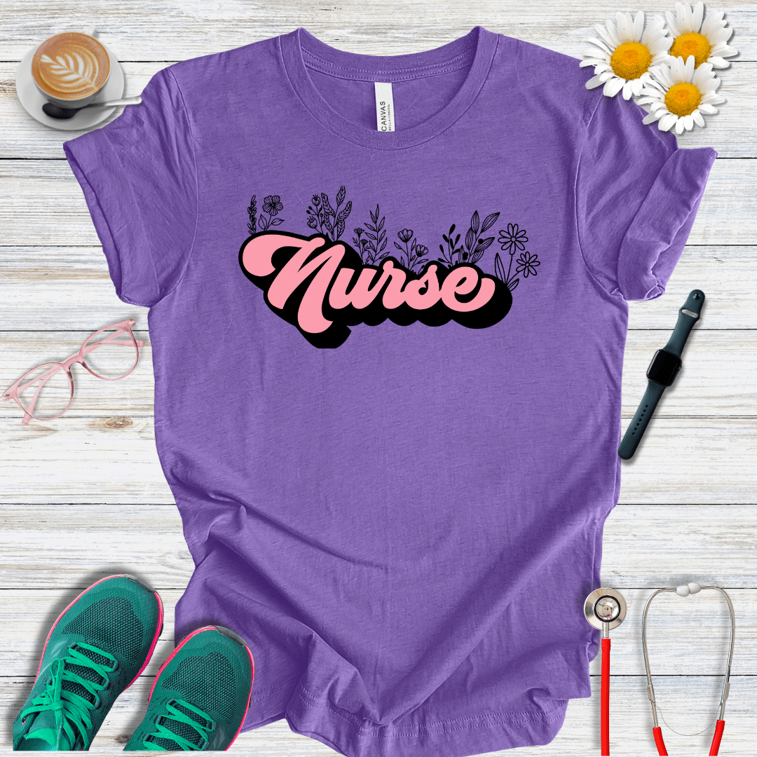 Nurse + Flowers T-Shirt