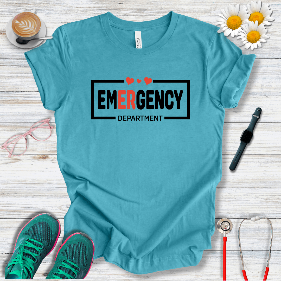 Emergency Department + Hearts  T-Shirt