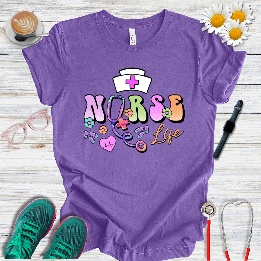 Nurse Life, Psychedelic Style T-Shirt