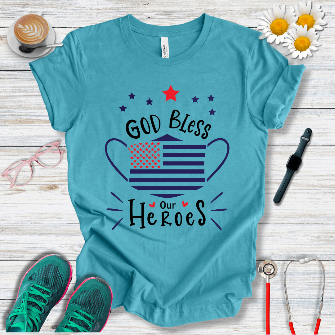 God Bless Our Heroes T-Shirt