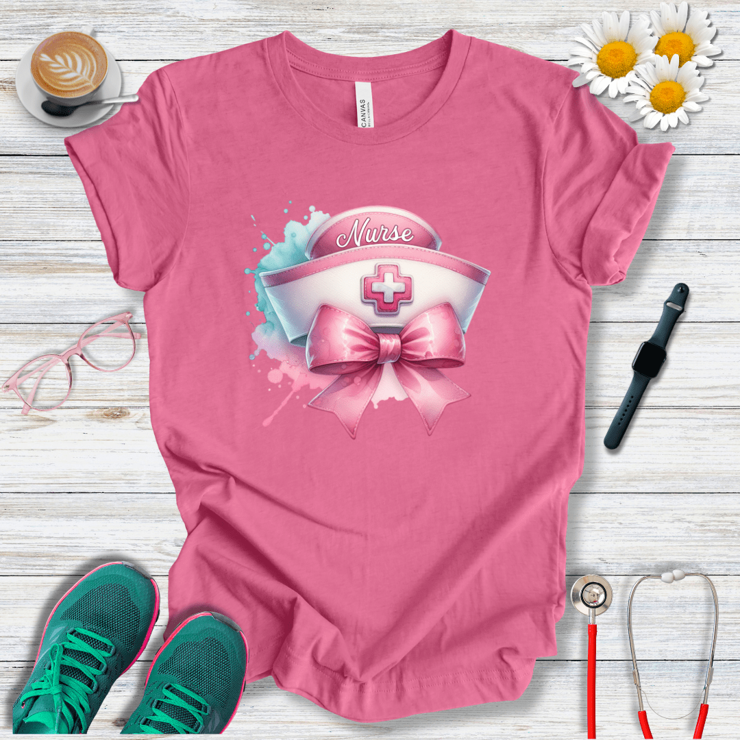 Coquette Nurse Hat T-Shirt