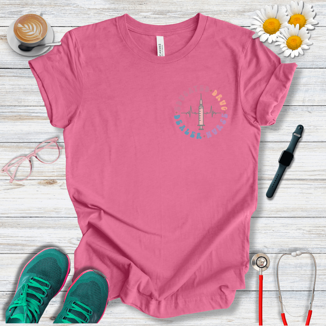 Educated Drug Dealer Pocket Style T-Shirt