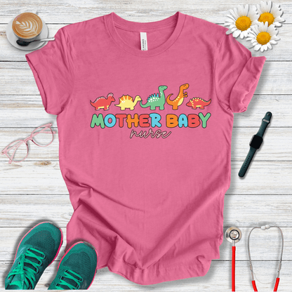 Mother Baby Nurse, Dino T-Shirt