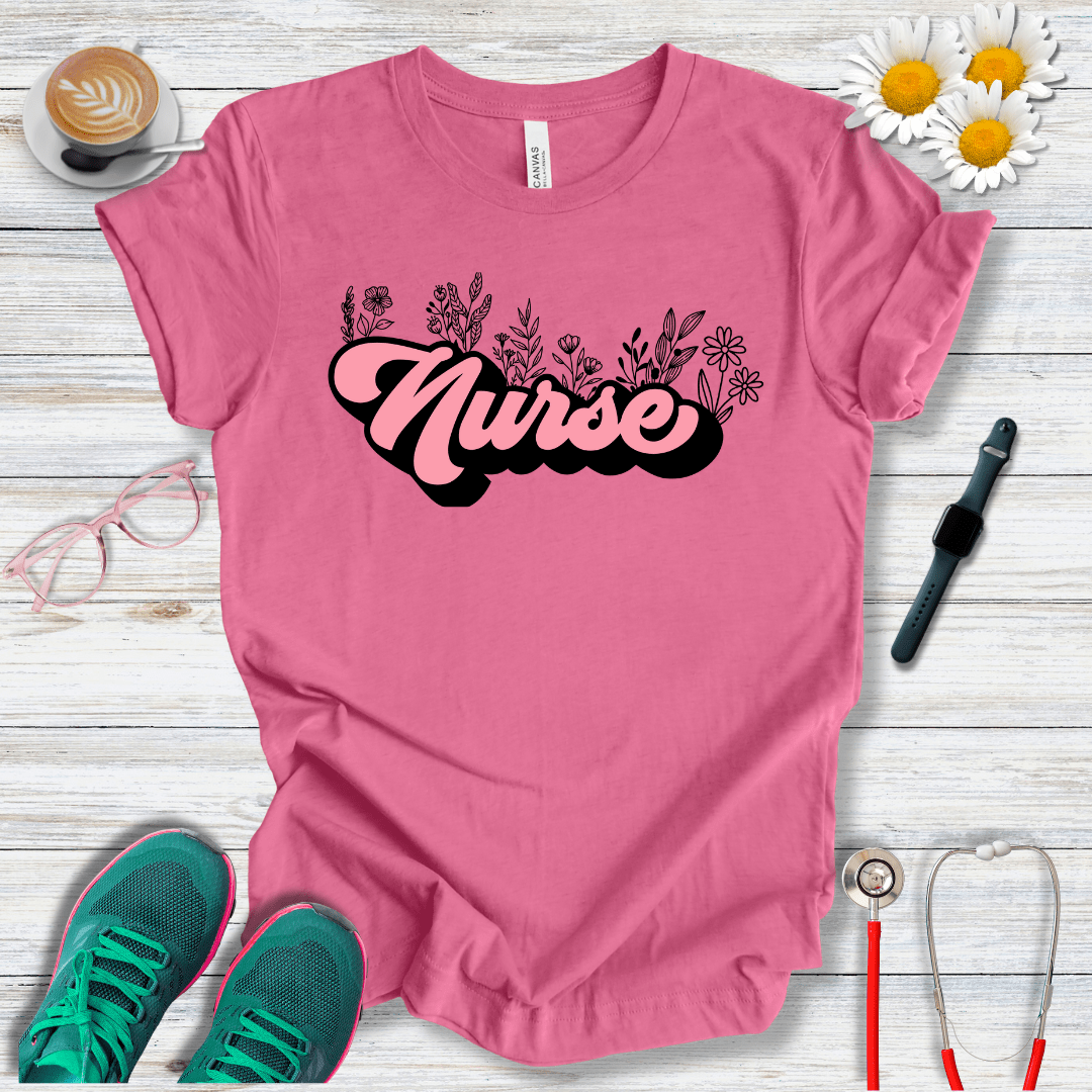 Nurse + Flowers T-Shirt