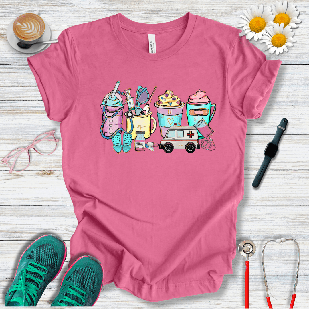 Icons Colorful Style T-Shirt
