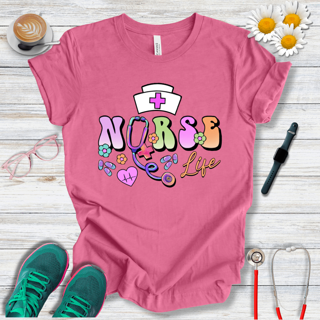 Nurse Life, Psychedelic Style T-Shirt