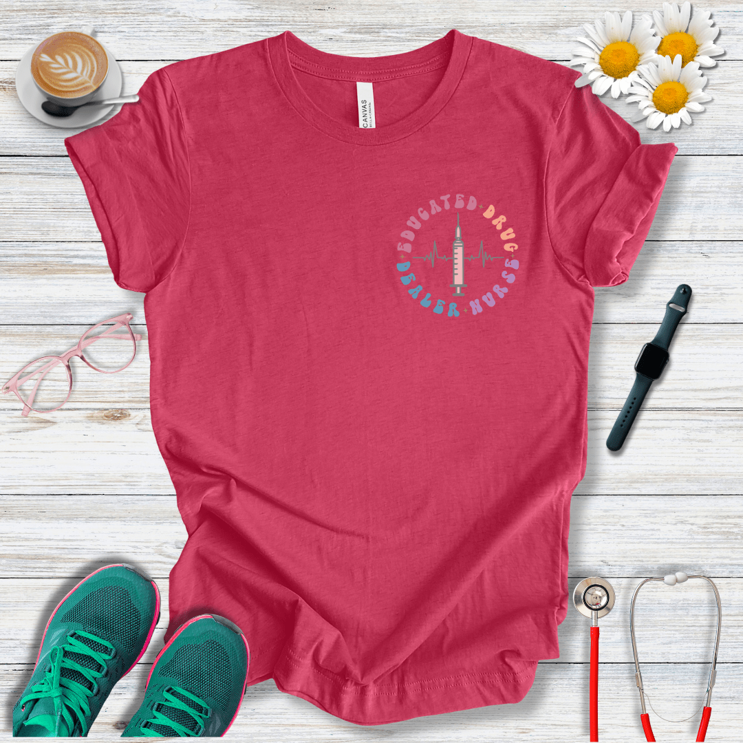 Educated Drug Dealer Pocket Style T-Shirt