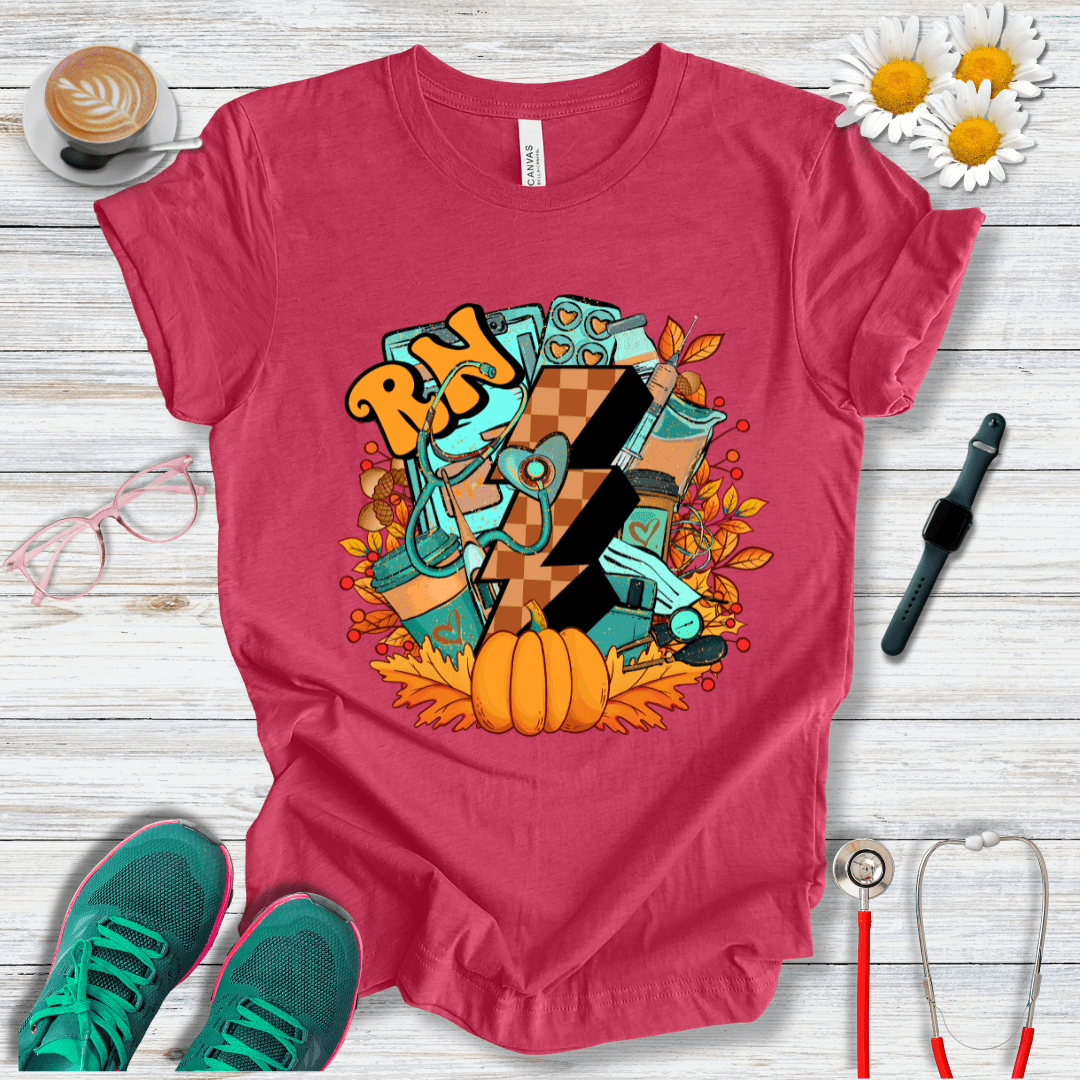 Fall Season Nurse  T-Shirt