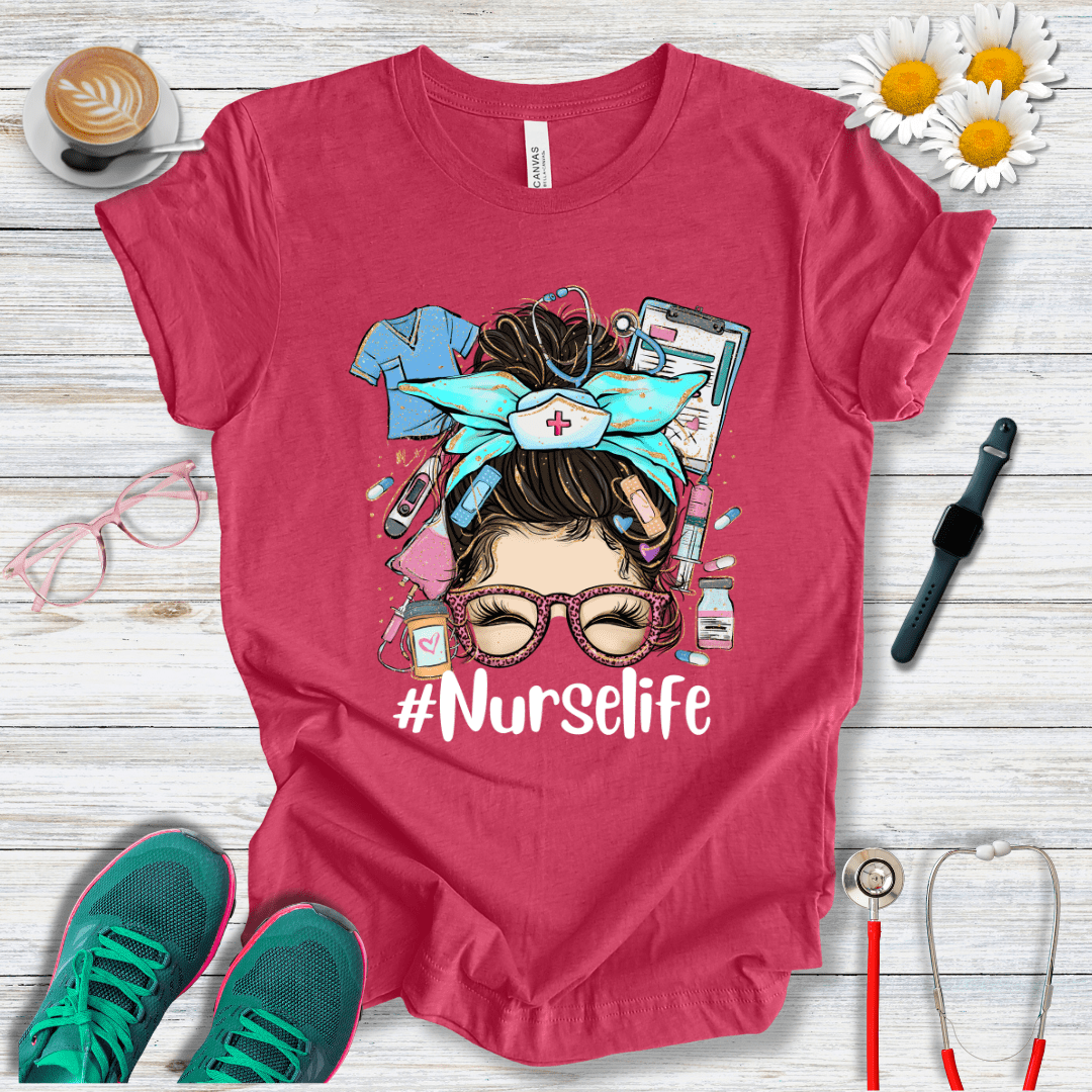 Nurse Life, Pin-Up Style T-Shirt