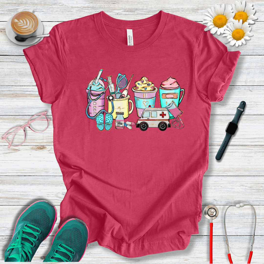 Icons Colorful Style T-Shirt