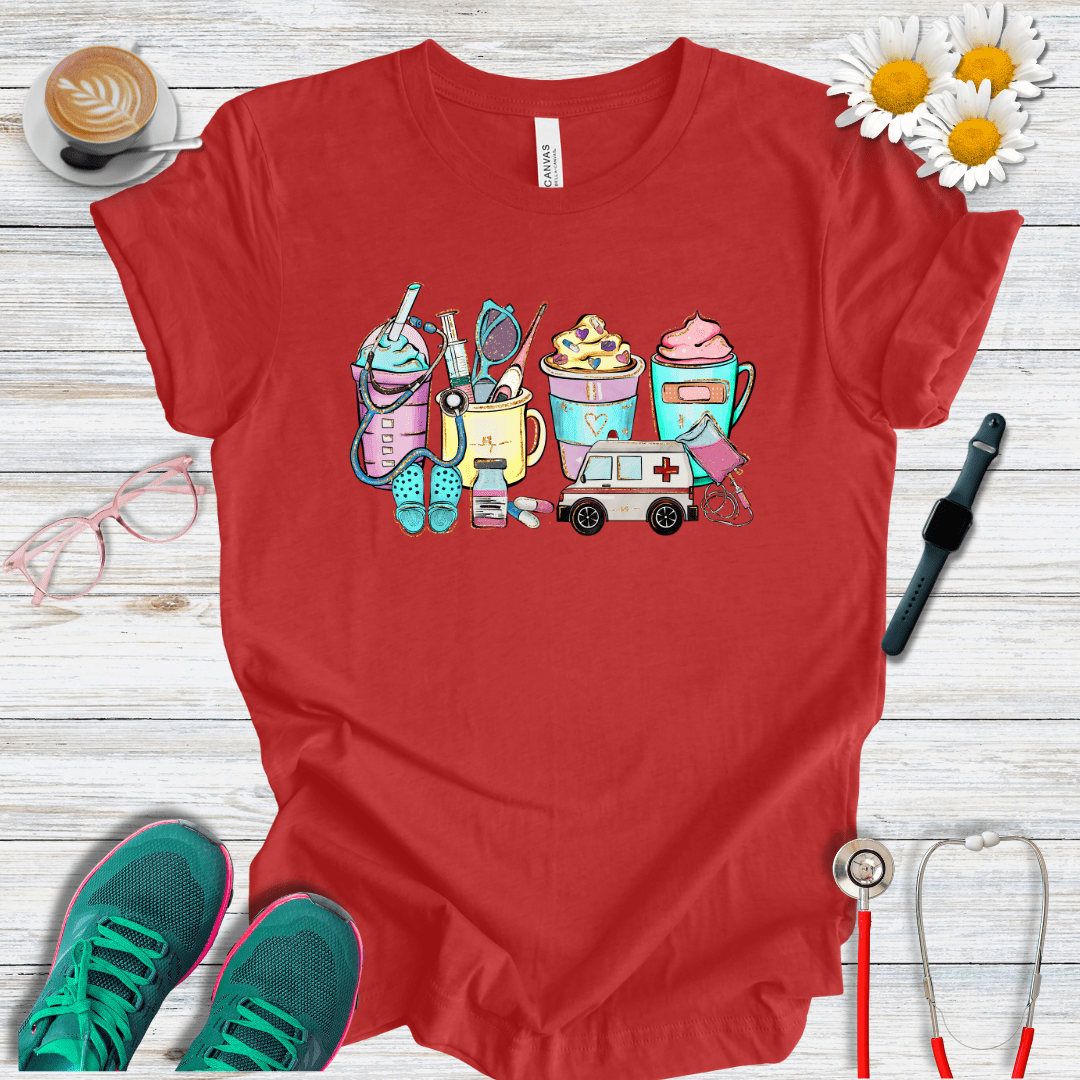 Icons Colorful Style T-Shirt