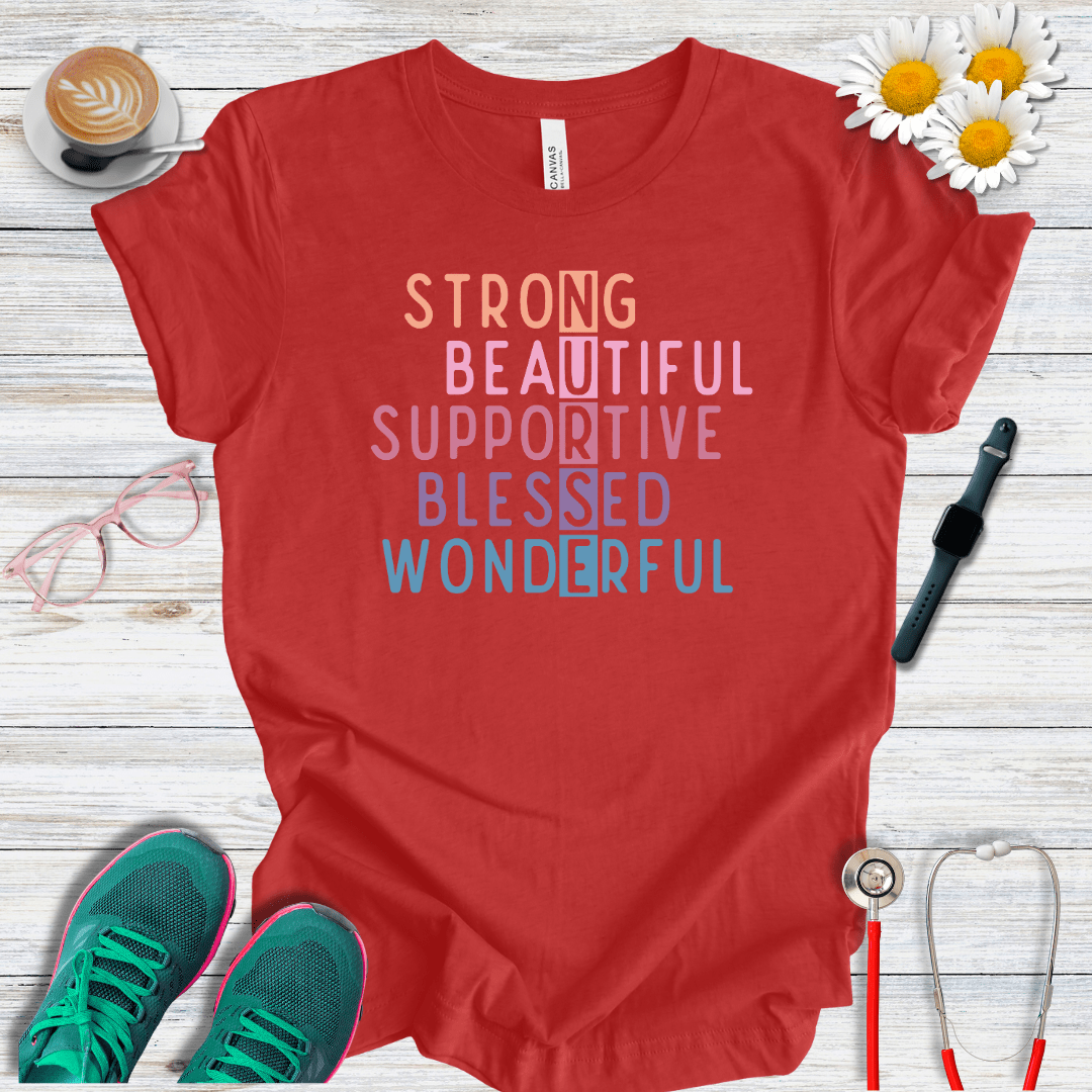 Nurse Acrostic (Middle) T-Shirt