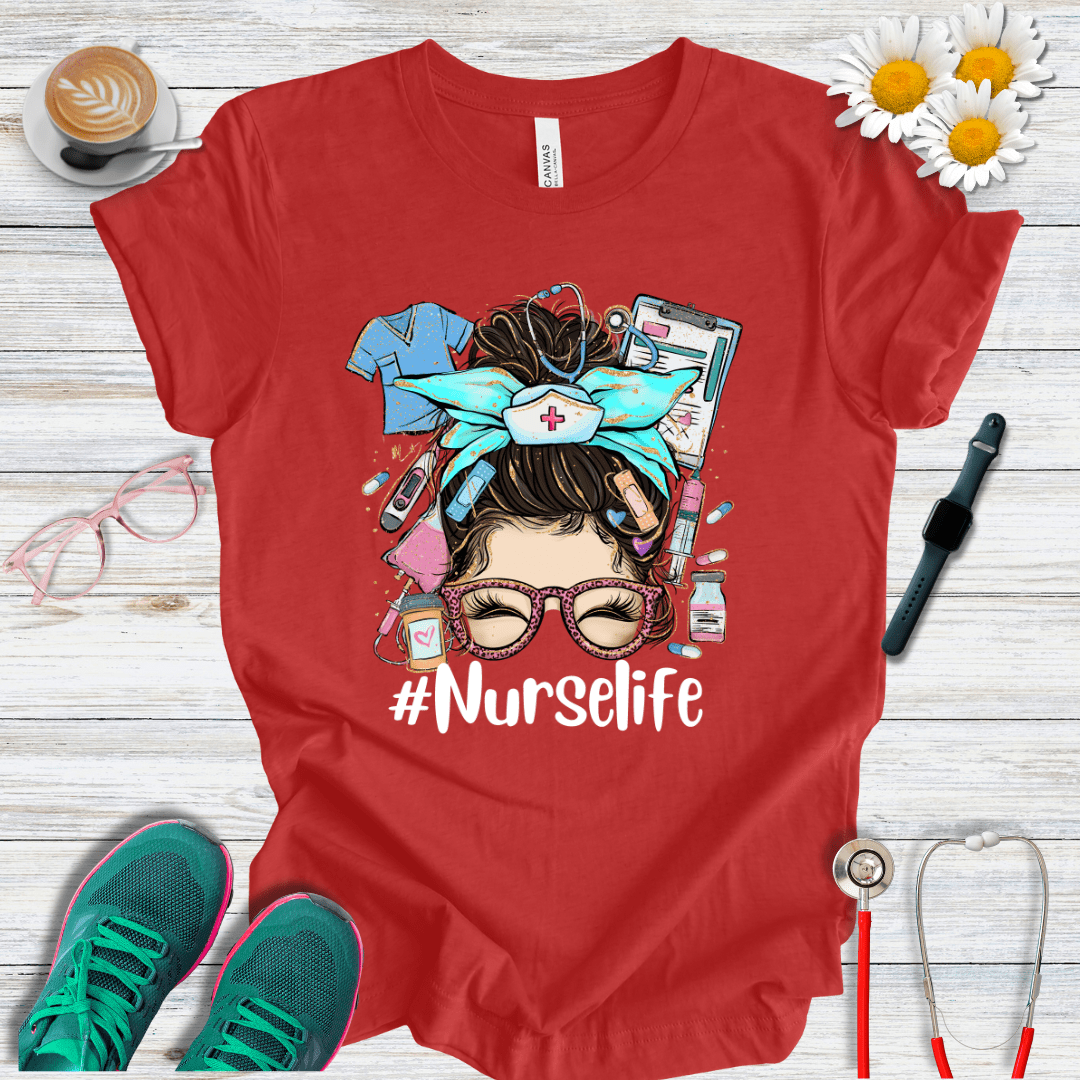 Nurse Life, Pin-Up Style T-Shirt