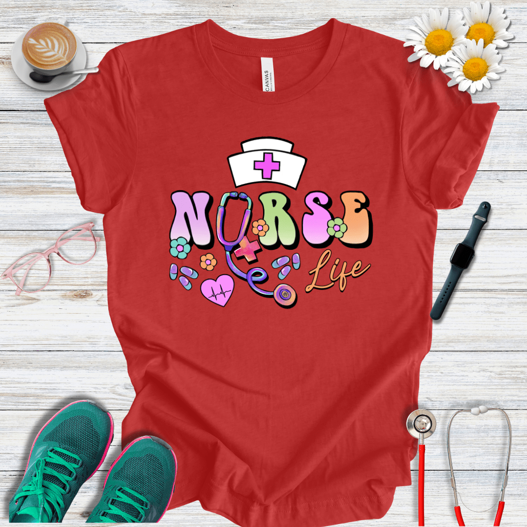 Nurse Life, Psychedelic Style T-Shirt