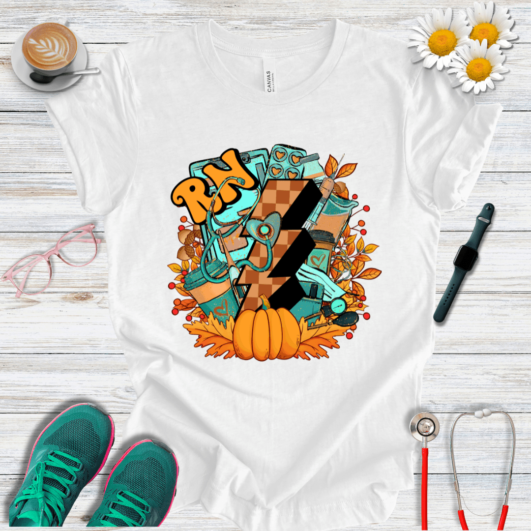 Fall Season Nurse  T-Shirt