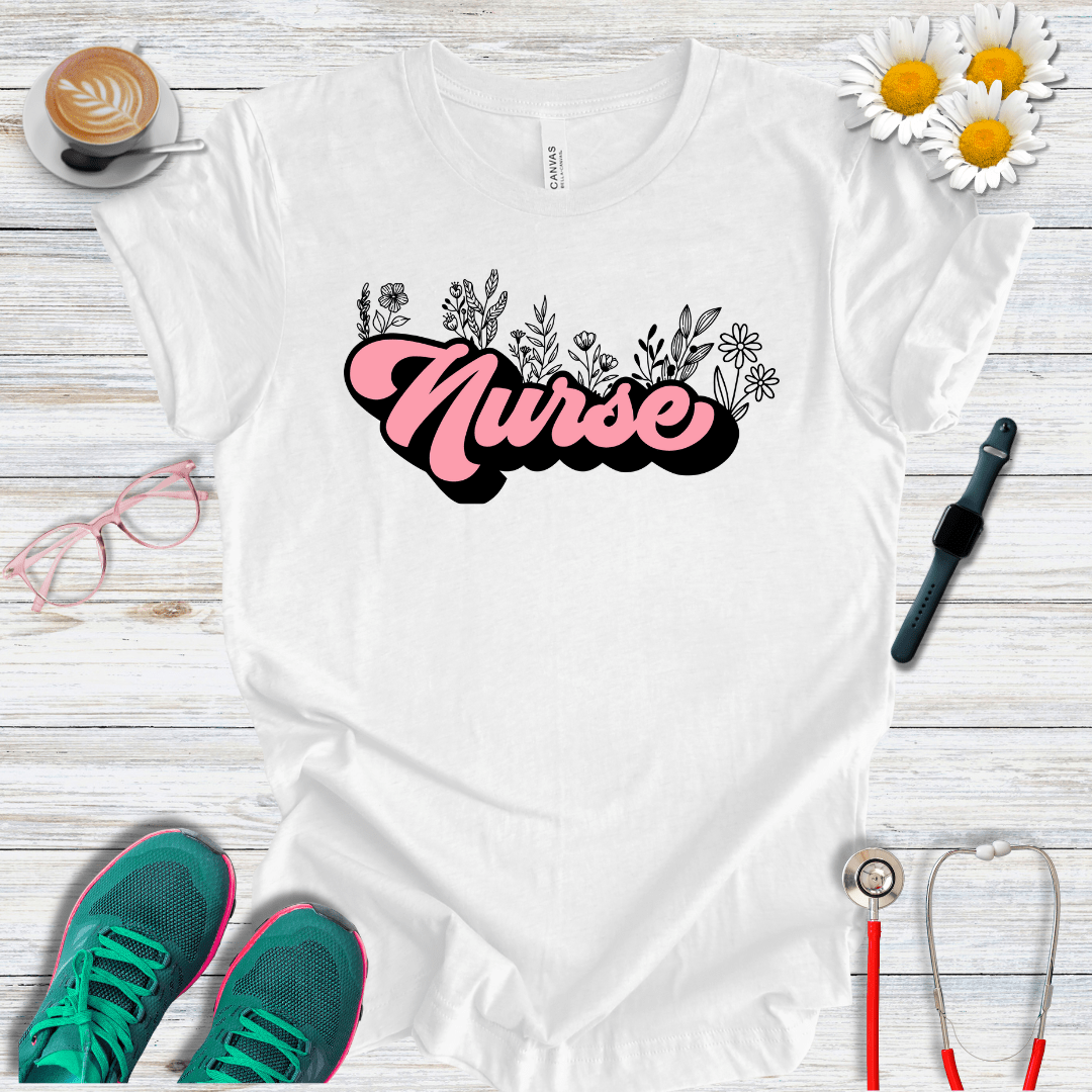 Nurse + Flowers T-Shirt