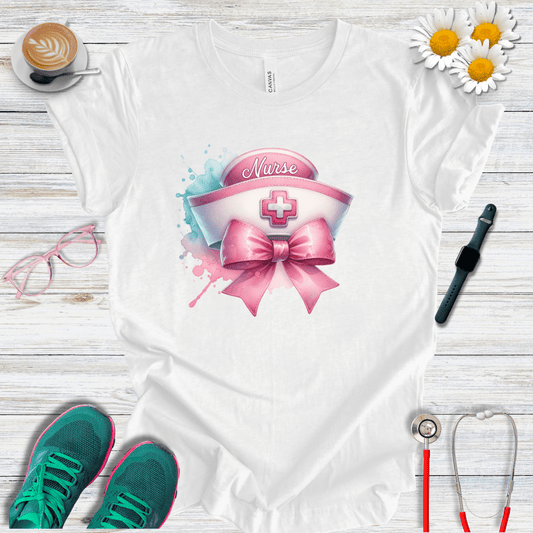 Coquette Nurse Hat T-Shirt